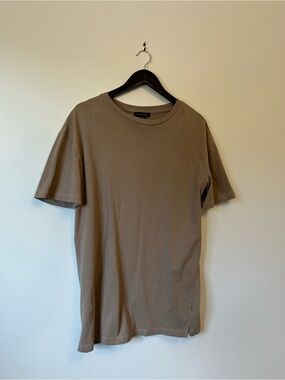 Dynamite Taupe T-shirt Dress